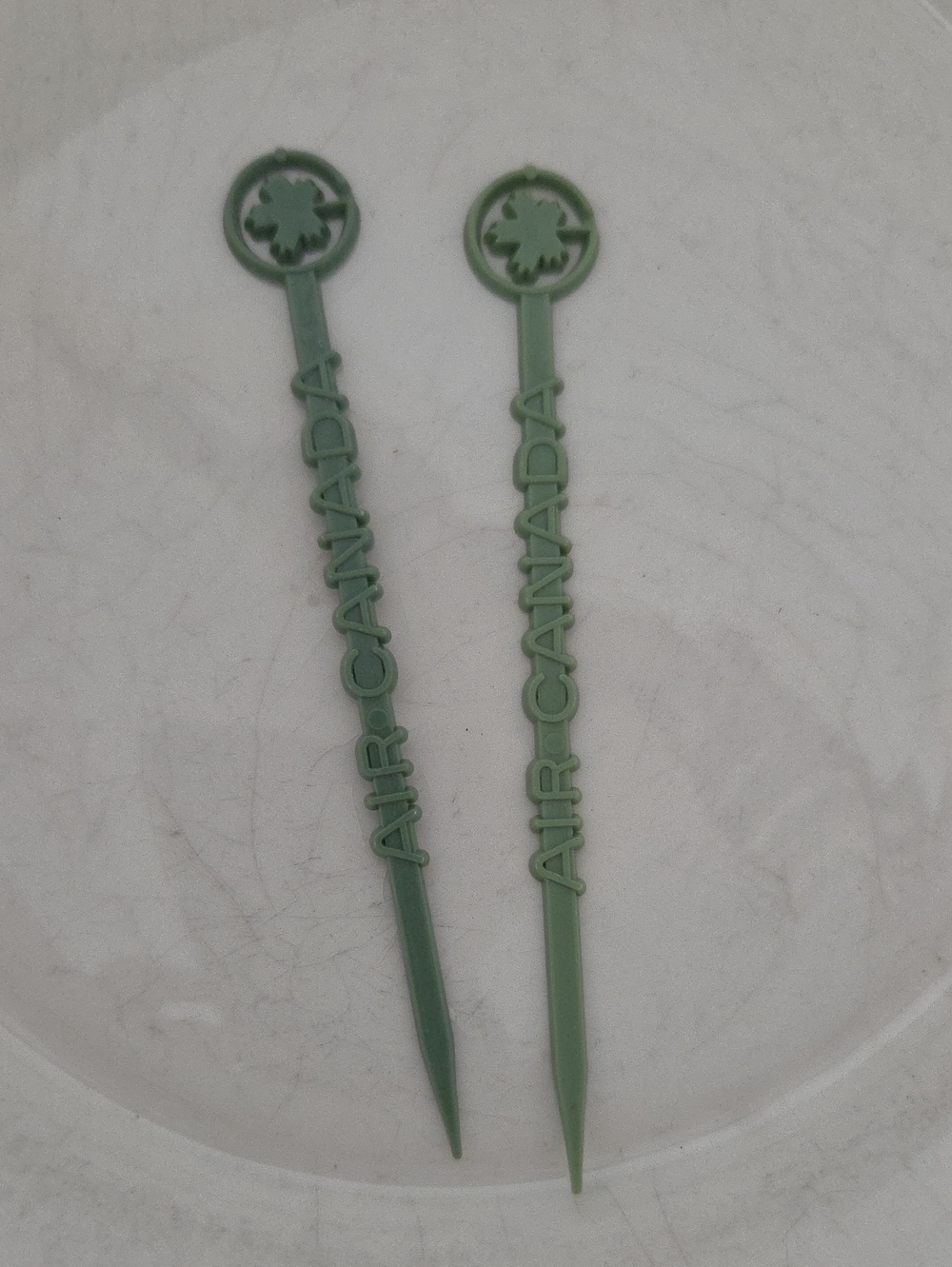 Air Canada Swizzle Sticks Set of 2